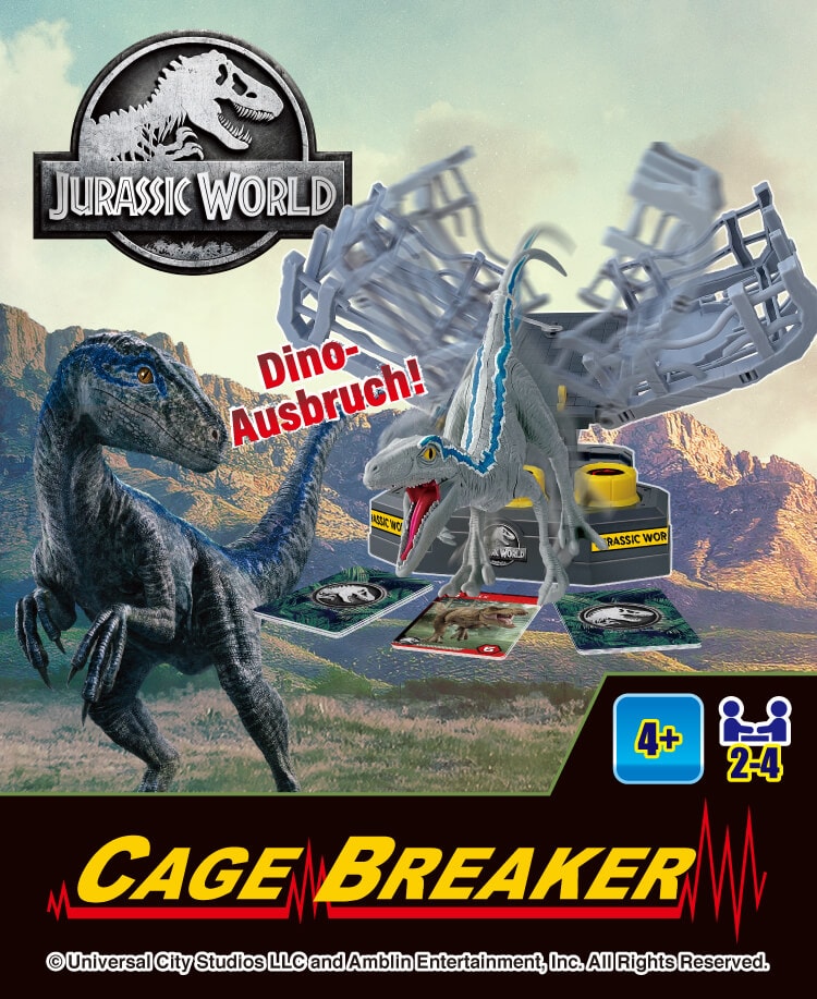 Jurassic World Cage Breaker Dilophosaurus, T. Rex, Pyroraptor, Baryonyx, Indoraptor, Indominus Rex, Pteranodon, Ankylosaurus, Stegosaurus, Triceratops, Apatosaurus, Parasaurolophus