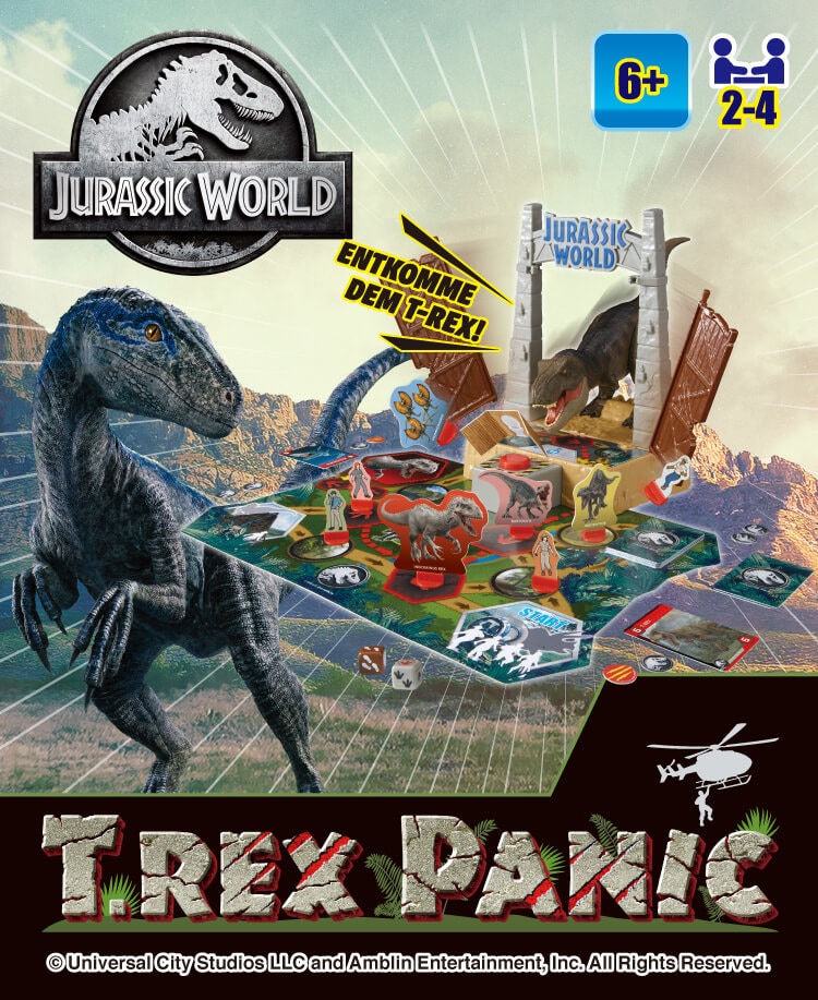 Jurassic World dinosaur pieces (Indominus Rex, Dilophosaurus, Baryonyx, Indoraptor) and cards (Carnotaurus, Therizinosaurus, T. Rex, Blue, Spinosaurus, Mosasaurus, Dimorphodon, Dimetrodon, Sinoceratops, Brachiosaurus, Stygimoloch, Gallimimus