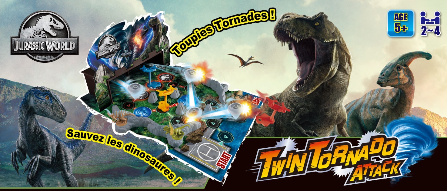 Rescue the dinosaurs with your rescuing helicopter! But be careful! You never know when the tornadoes will happen! Twin Tornado Attack Jurassic World