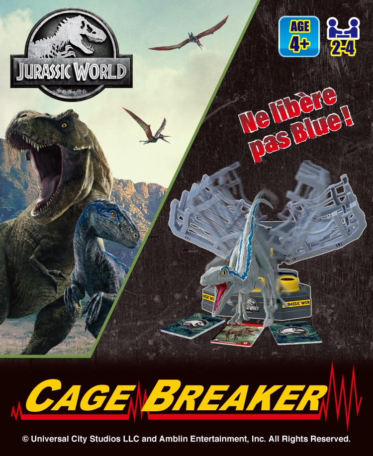 Jurassic World Cage Breaker Dilophosaurus, T. Rex, Pyroraptor, Baryonyx, Indoraptor, Indominus Rex, Pteranodon, Ankylosaurus, Stegosaurus, Triceratops, Apatosaurus, Parasaurolophus